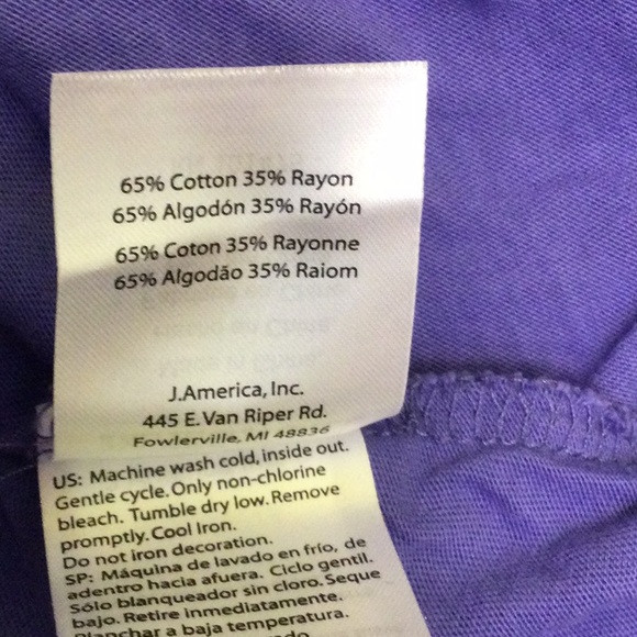 2X John Deere lilac purple tapered top - Picture 12 of 12